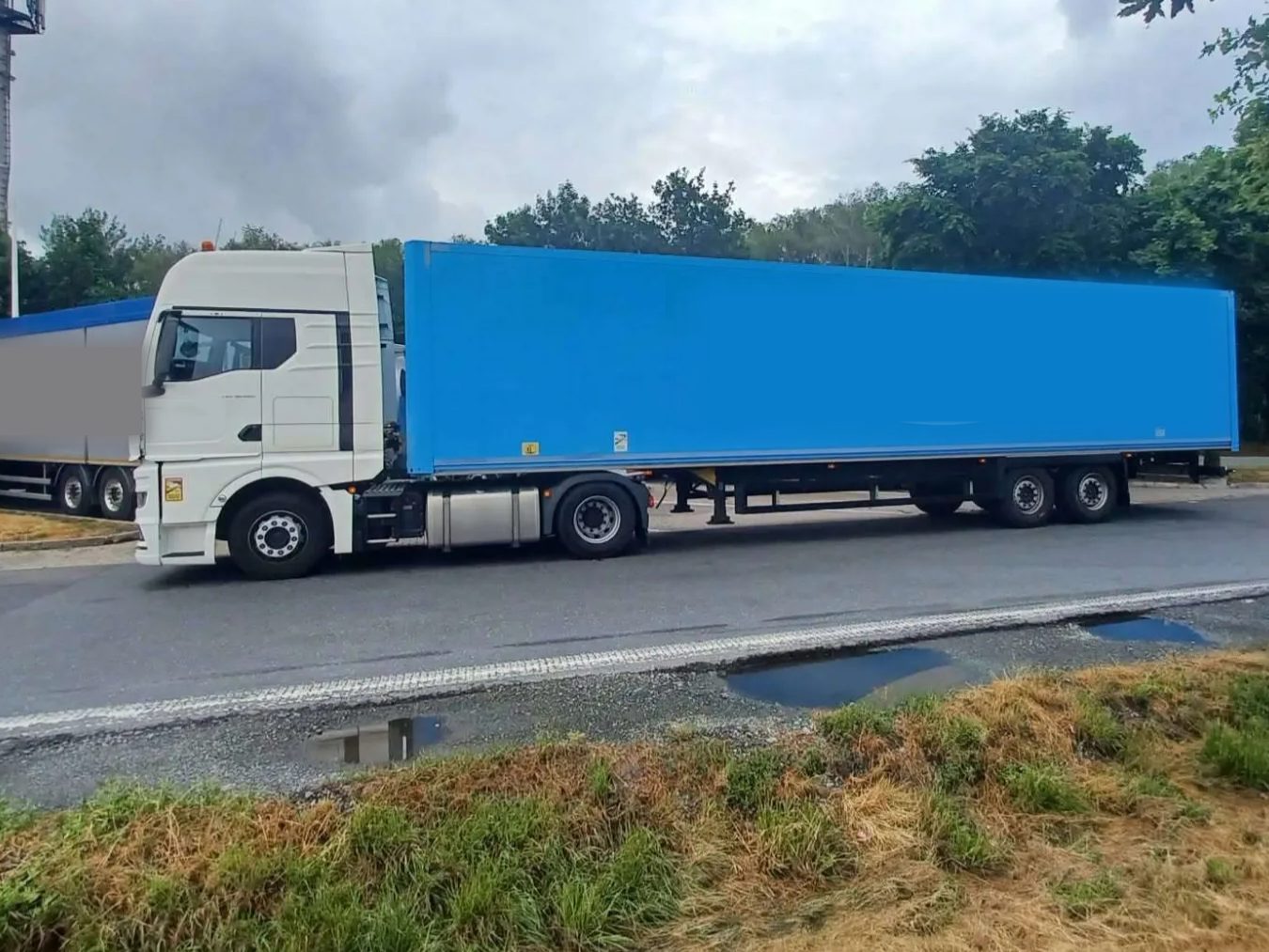 Our MAN TGX tractor unit with a trailer